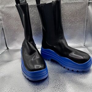 Black and Blue Women's Boots